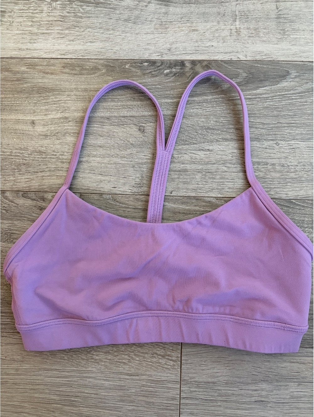 Lululemon Lavender Racerback Bra — Lavender, Size 6